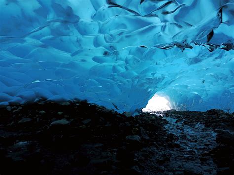 Ice Caves Of The Mendenhall Glacier Juneau Alaska 4000x3000 Oc