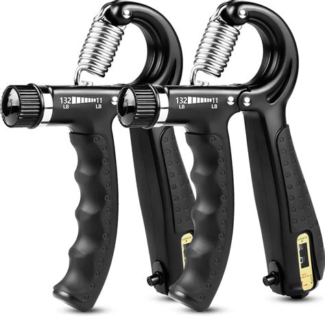 Epkaozey Hand Grip Strengthener 2 Pack Grip Strength Trainer With