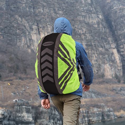 Backpack Rain Cover Reflective Rainproof Rucksack Cover For Hiking