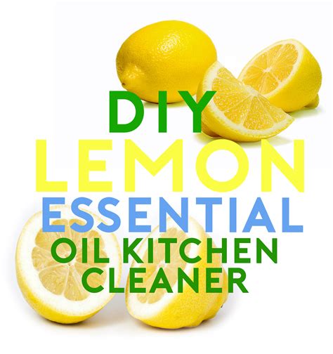 Lemon essential oil helps to cleanse and purify the air and other surfaces while tea tree essential oil adds extra benefits to purify and freshen the air as well. DIY Lemon Essential Oil Kitchen Cleaner Recipe Easy