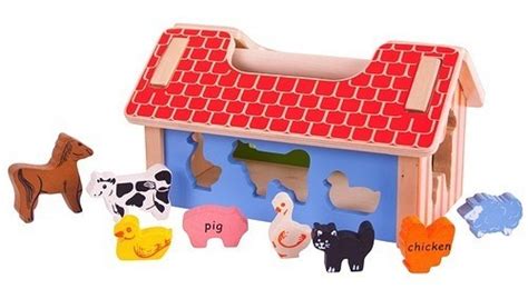 Review Bigjigs Toys Farm House Sorter Mama Geek