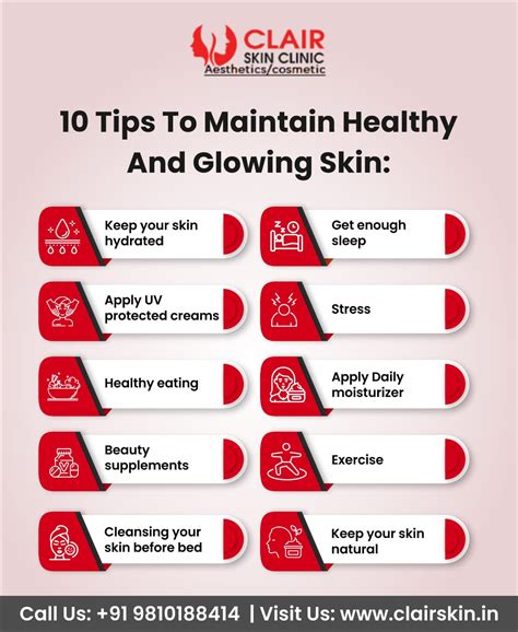Top 10 Secret Tips To Maintain Healthy Glowing Skin