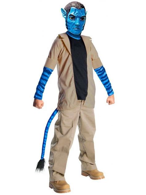 Avatar Boys Jake Sully Fancy Dress Costume Boys Avatar Costume