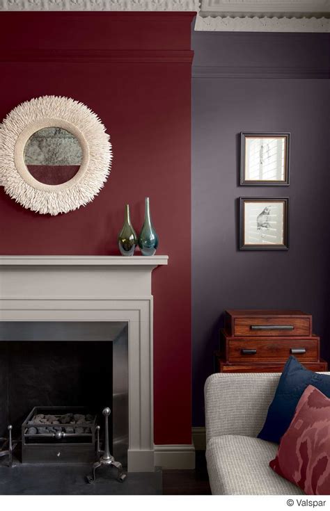 Valspar Living Room Colors In 2020 Burgundy Living Room Maroon
