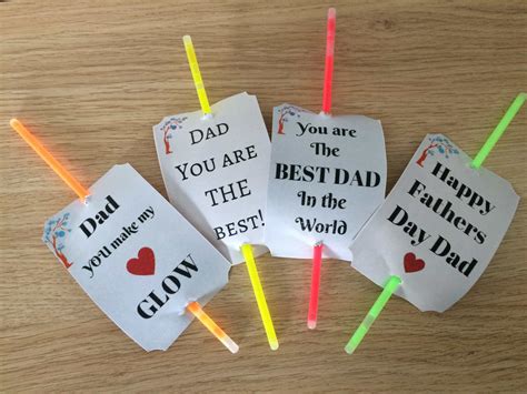Diy Fathers Day Glow Stick Craft Glowtopia