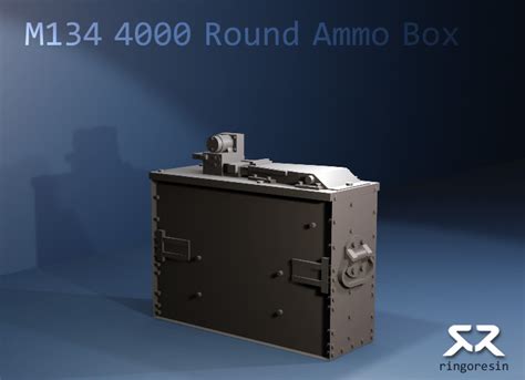 M134 Minigun 4000 Round Ammo Box