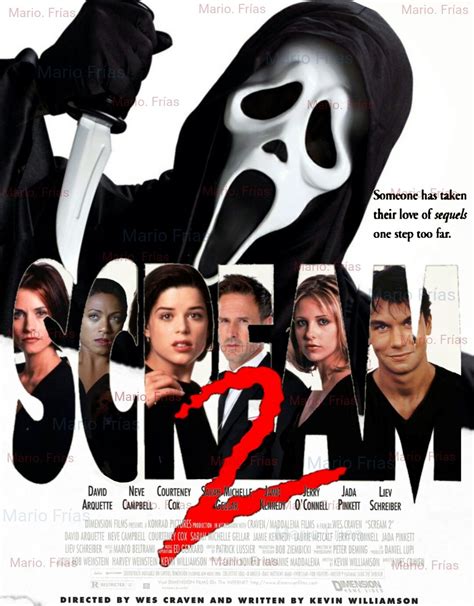 scream 2 1997 edit by mario frías scream 2 best horror movies scream movie