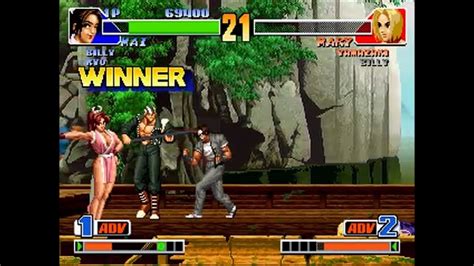 King Of Fighters 98 Ps1 95 Kyo Rb2 Mai And Rb2 Billy Youtube