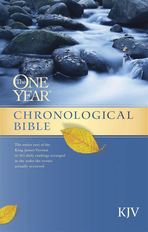 Tyndale The One Year Chronological Bible Kjv