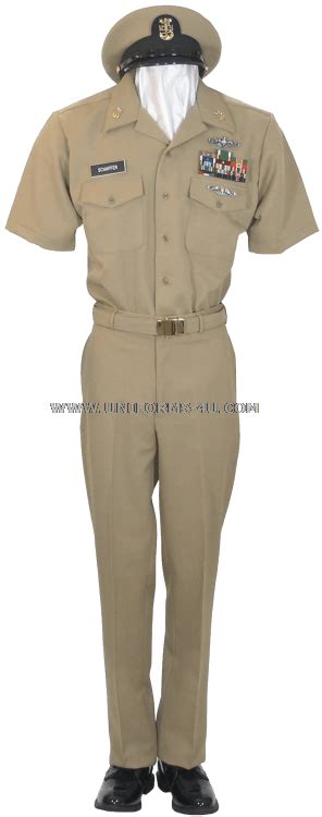 Navy Officer Khaki Uniform Tranny Body Perfect