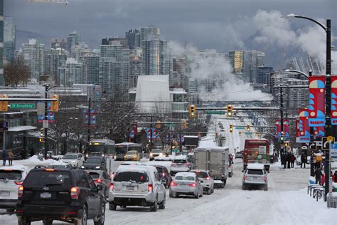 Vancouver Road Conditions Still Impacted By Week Long Snowfall News 1130