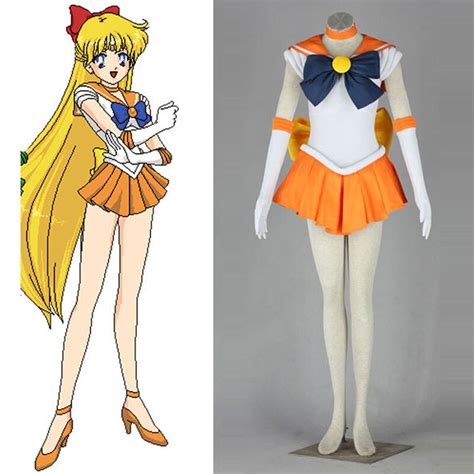 Hot Sale Anime Sailor Moon Minako Aino Sailor Venus Cosplay Costume