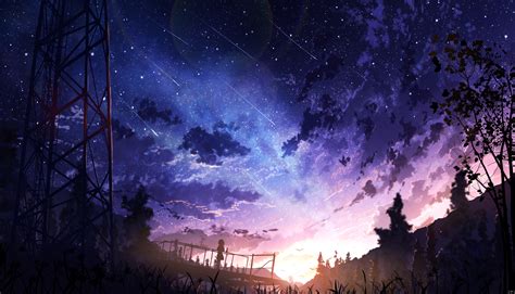 Download Sky Anime Sunrise K Ultra Hd Wallpaper By Jw