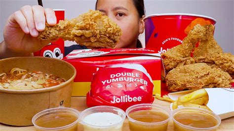 Jollibee Madrid Mukbang Mukbang Philippines Filipino Food Pinoy