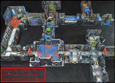 Scratch Built Space Hulk Lost To The Void Miniature