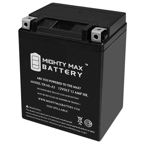 Yb14l A2 12v 12ah Replacement Battery For Riding Lawn Mower Mtd