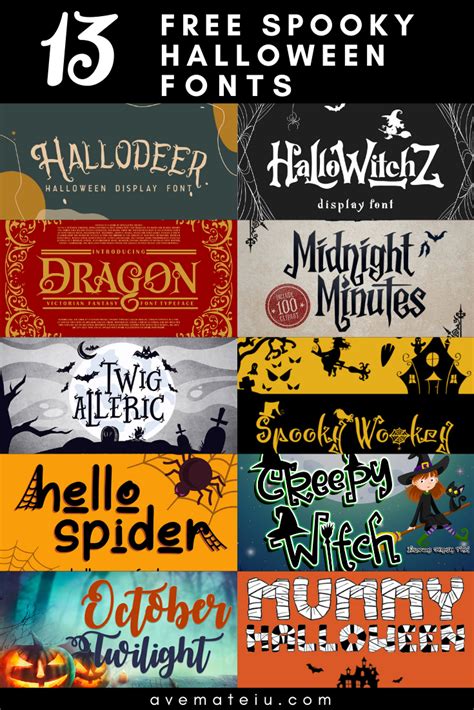 Free Halloween Fonts Amp Ways To Use Halloween Fonts Pelajaran