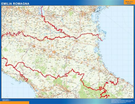 Mappa Emilia Romagna | Dove acquistare Mappa Emilia Romagna . Il più ...