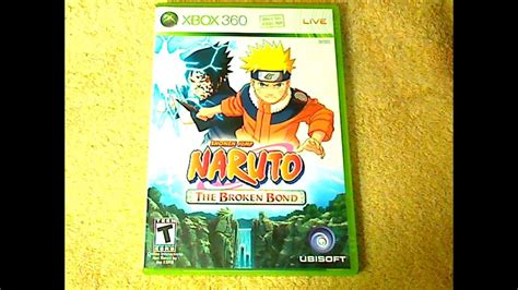 Naruto The Broken Bond Xbox 360 Exclusive Unboxing Opening Commentary