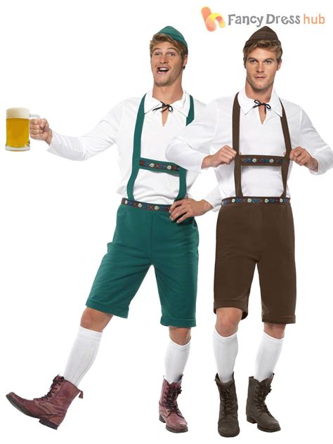 mens oktoberfest costume bavarian beer german lederhosen fancy dress outfit oktoberfest