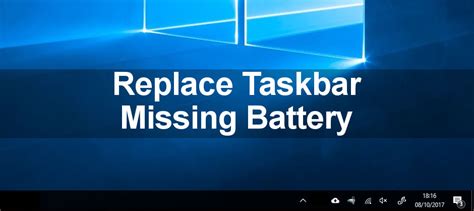 Battery Icon Not Showing On Taskbar Sirlaxen