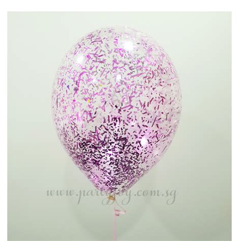 Pink Glitter Helium Latex Balloon Pink Glitter Helium Latex Balloon