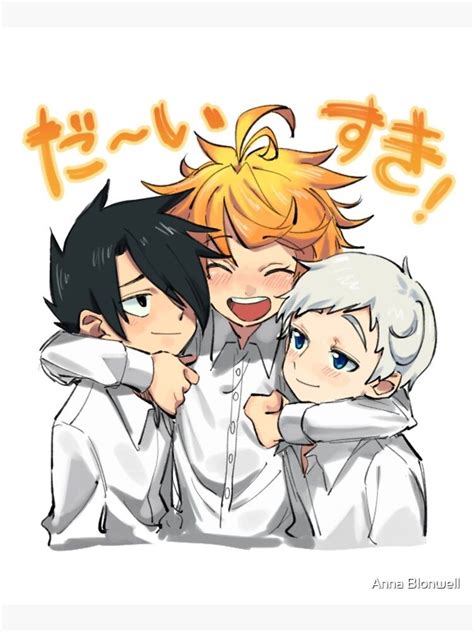 The Promised Neverland Cute Ray Emma And Norman Apron By Anna