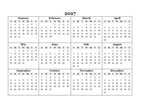 Printable Calendar Simple 001 Plantilla Calendario Plantilla De