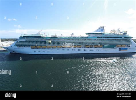 Cruise ship MS independence of the Seas. The largest in the world Stock