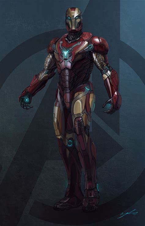 Artstation Iron Man Redesign Yanni Davros Iron Man Armor Iron Man