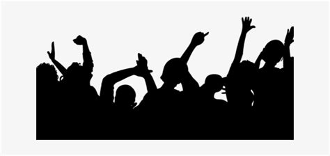 Concert Crowd Clip Art Free Cliparts Cheering Crowd Silhouette Clip