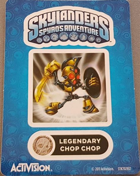 Legendary Chop Chop Figurine Skylanders Spyros Adventure
