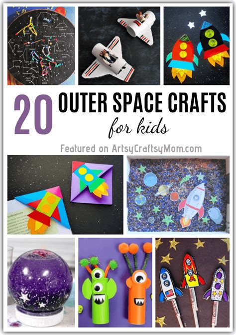 20 Outstanding Outer Space Crafts For Kids To Make And Learn Space