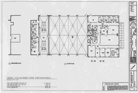 Floor Plan Of The New Fire Station Fire Station Pinterest