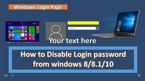 How To Disable Login Password In Windows 10 Youtube