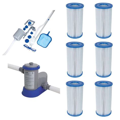 Bestway Pool Filter Pump System Cleaning Kit And Replacement