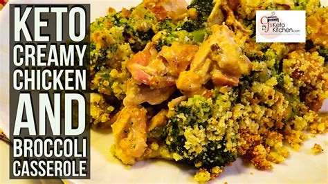 Quick & easy recipe for freezer friendly and keto friendly cheesy hamburger and broccoli casserole. Keto Creamy Chicken and Broccoli Casserole #ketodinner # ...