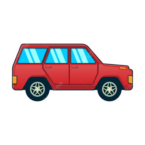 Red Suv Car Vector Suv Car Suv Car Png And Vector With Transparent