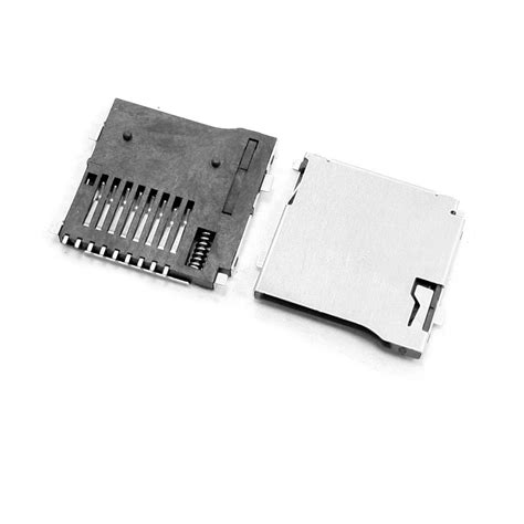 Uxcell 5 Pcs Spring Loaded Pushpush Micro Sd Transflash Memory Card