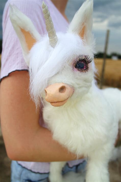 Posable Baby Unicorn Art Doll Handmade Etsy