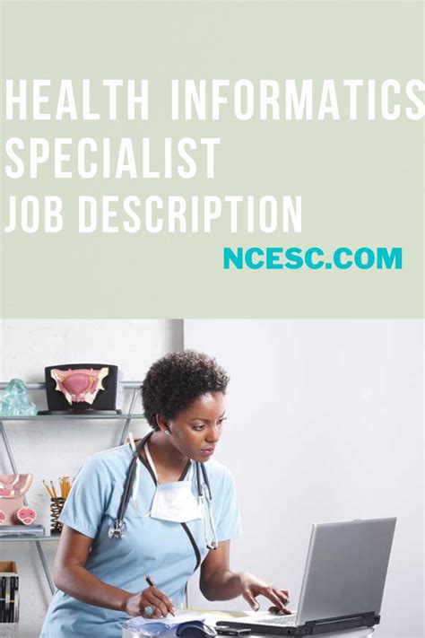 Health Informatics Specialist Job Description What Skills Are Required