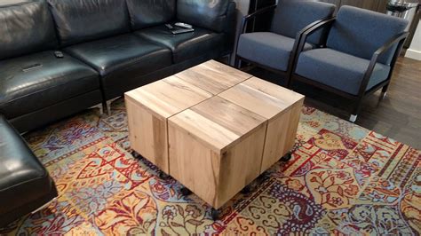 Hand Made Reclaimed Wood Cube By Redwell