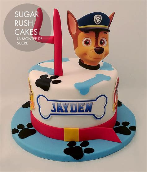 Paw Patrol Chase Cake Ref 5338 Read More 4 Year Old Boy Birthday 5th