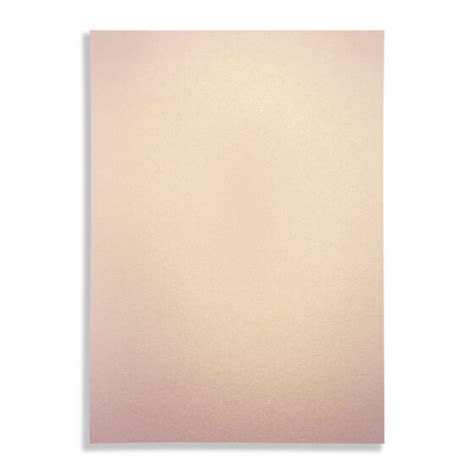 A4 Cosmos Pearl 120gsm Double Sided Paper Rose Gold The Envelope People