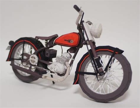 It was the hero on the battlefields of europe and the south pacific, it has broken records on all the. PAPERMAU: 1955`s Harley-Davidson Hummer Paper Model In 1 ...