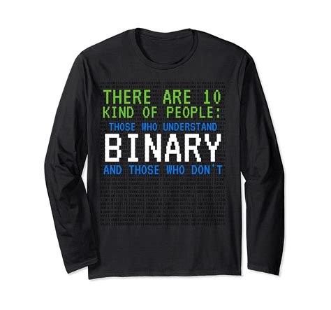 Binary Code T Shirt Programmer Geek Humor Joke Nerd T