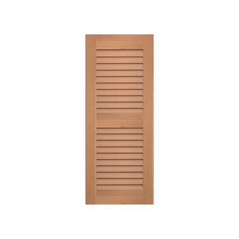 Louvered Cedar Shutter 2 Equal Sections 1 Pair Monument Shutters