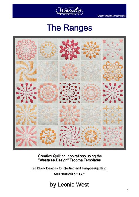 The Ranges 25 Block Designs By Leonie West 3 Sew Steady