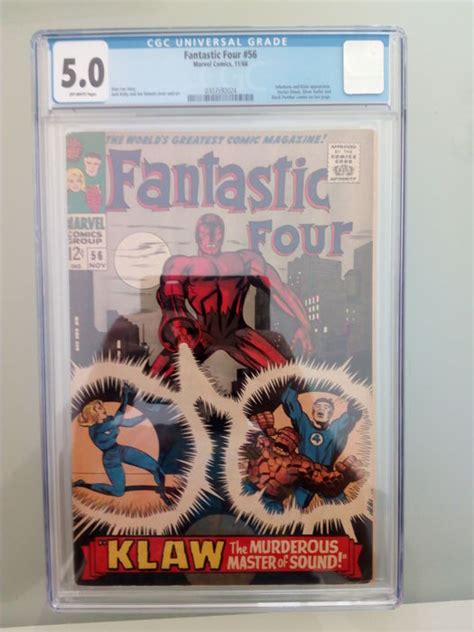 Marvel Comics Fantastic Four 56 Cgc Graded 50 1x Sc Catawiki