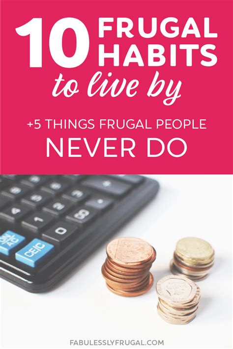 10 Frugal Habits To Live By And 5 Things To Never Do Fabulessly